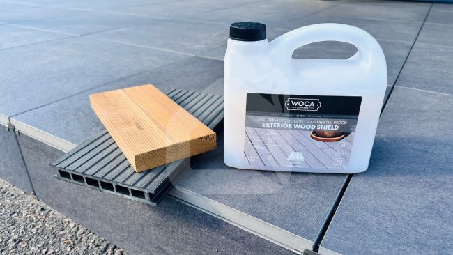 Terasos lentų NANO danga-impregnantas WOCA Wood Shield 2,5 l