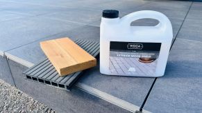 Terasas dēļu NANO pārklājums–impregnants WOCA Wood Shield 2,5 l