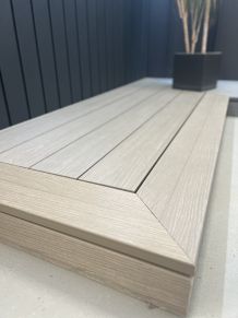 MIKKO WPC Co-extrusion dvipusė terasinė lenta, 23x140x3600 mm (įv. spalvos)