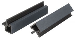 WPC fasado kampinis profilis MIKKO, 49x49x3600 mm (įv. spalvos)