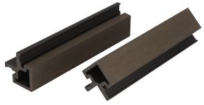 WPC fasado kampinis profilis MIKKO, 49x49x3600 mm (įv. spalvos)