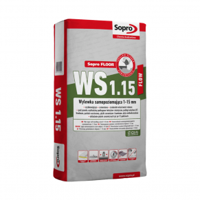 Savaime išsilyginantis skiedinys Sopro FLOOR WS 1.15 flow