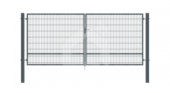 Vartai, 5 mm segmento užpildu, dviveriai, 5000x1700 mm
