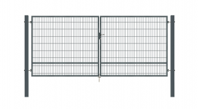 Vartai, 5 mm segmento užpildu, dviveriai, 5000x1700 mm