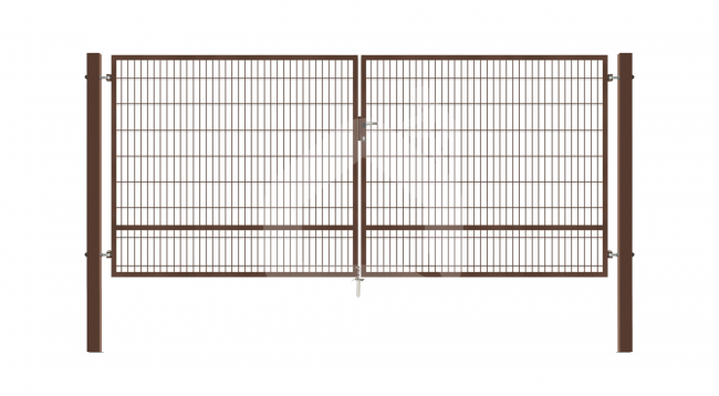 Vartai, 5 mm segmento užpildu, dviveriai, 5000x1700 mm