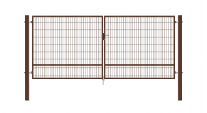 Vartai, 5 mm segmento užpildu, dviveriai, 5000x1700 mm