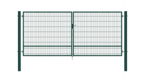 Vartai, 5 mm segmento užpildu, dviveriai, 4000x1700 mm