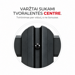 Tvoralentė YZI, 0,45 mm, 2xRAL8017, matinis poliesteris